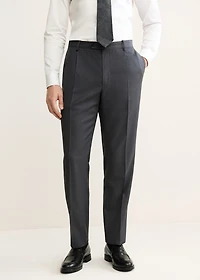 100% Italian virgin wool flannel suit pants
