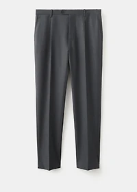 100% Italian virgin wool flannel suit pants