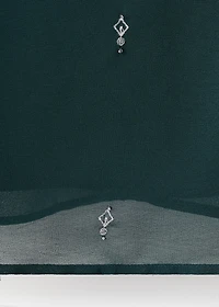 Bead embroidered top