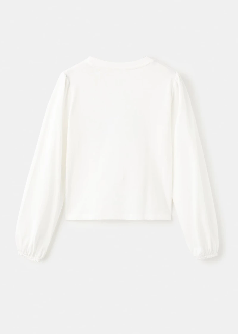 Christmas-print t-shirt