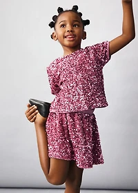 Bright sequined t-shirt