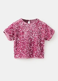 Bright sequined t-shirt