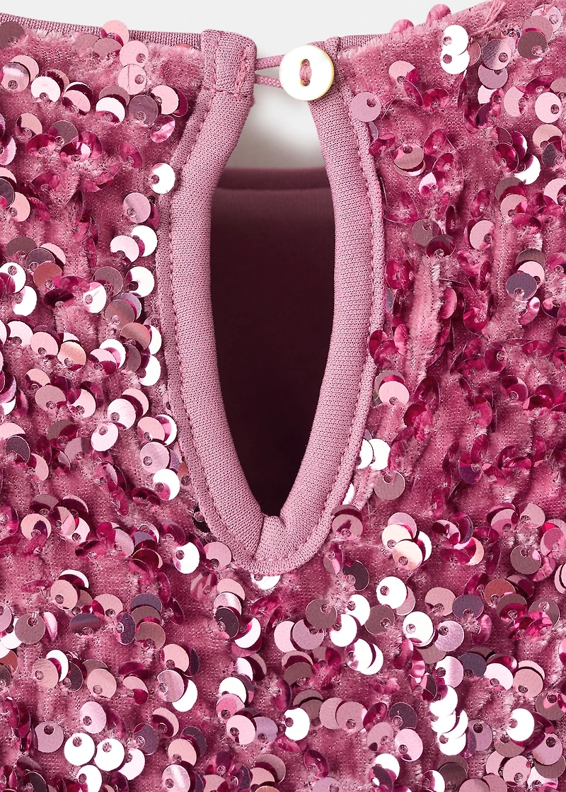 Bright sequined t-shirt