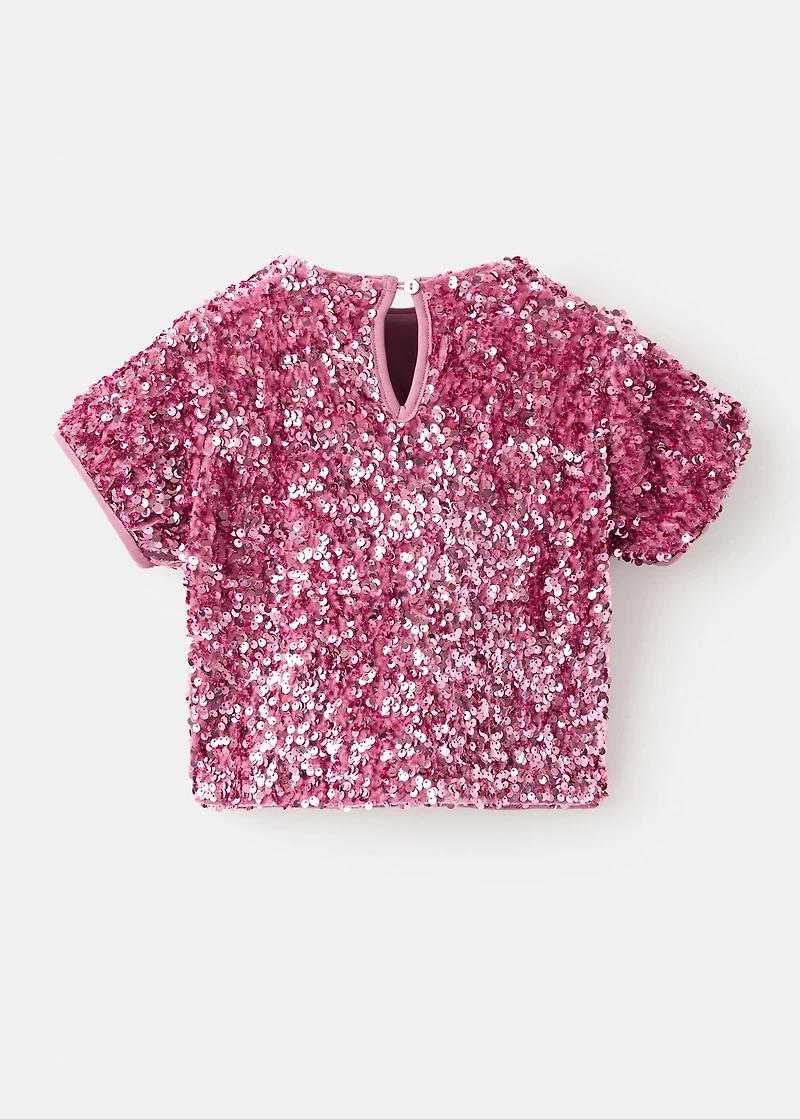 Bright sequined t-shirt