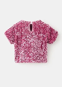 Bright sequined t-shirt