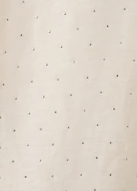 Satin shirt with rhinestones