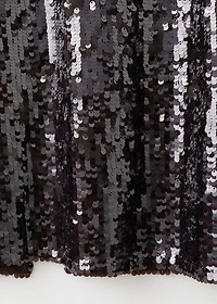 Sequin midi skirt