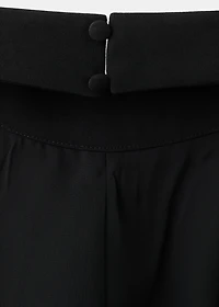 Halter-neck dress with open back