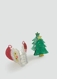 Pack of 2 Christmas pins