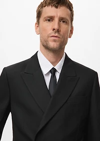 Regular-fit double-breasted jacket