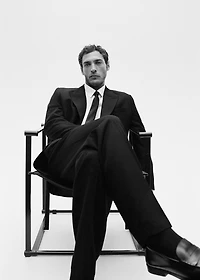 Regular-fit double-breasted jacket