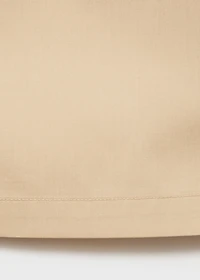 Straight-cut crop pants