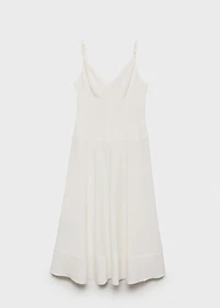 V-neckline long dress