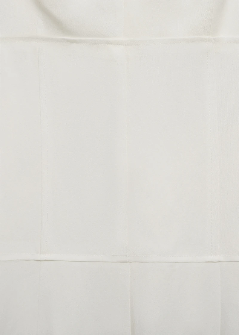 V-neckline long dress