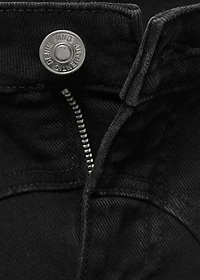 Flared jeans with studs