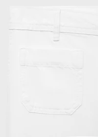 High-waisted wide-leg jeans with pockets