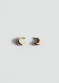 Volume hoop earrings