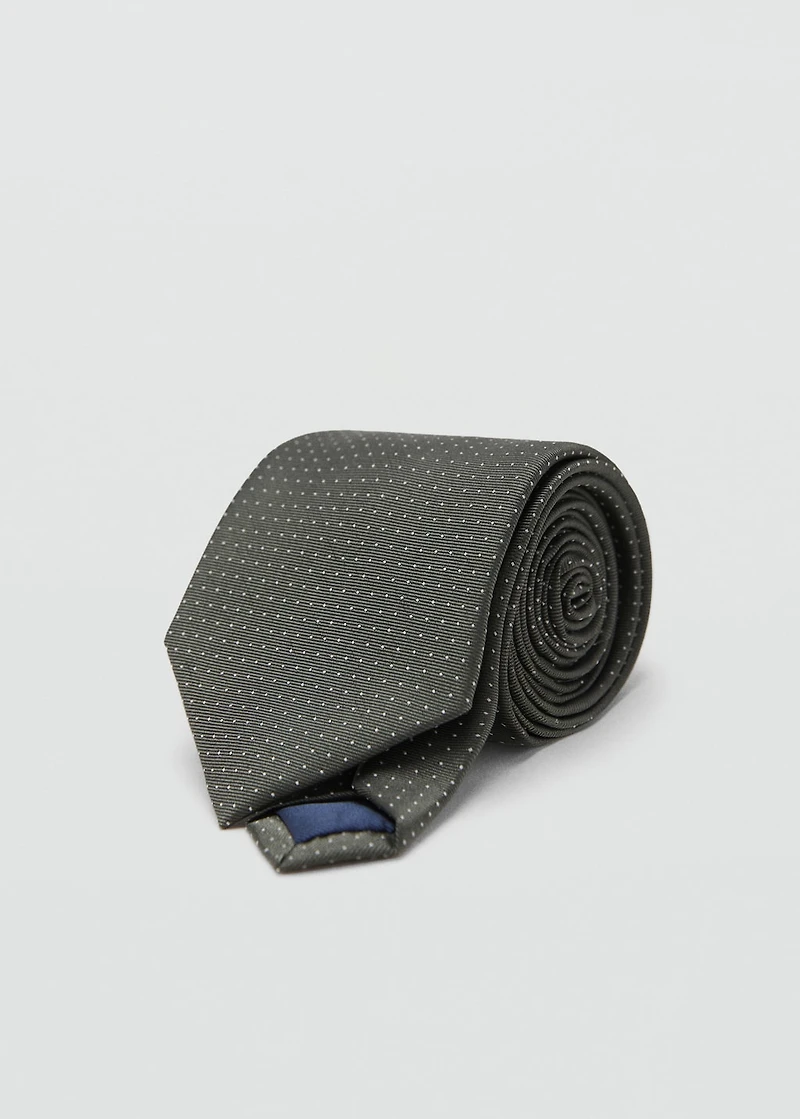 Micro dots design tie