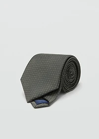 Micro dots design tie