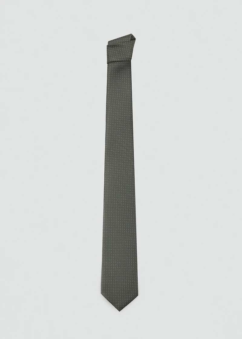 Micro dots design tie