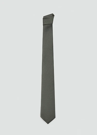 Micro dots design tie