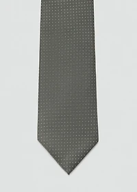 Micro dots design tie