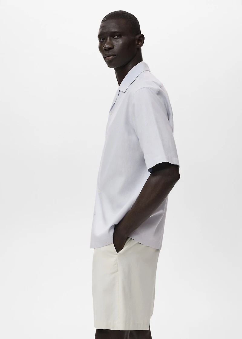 Bowling linen lyocell shirt