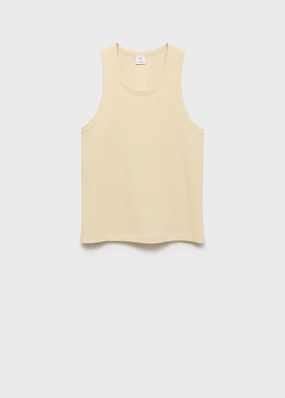 Striped strap T-shirt