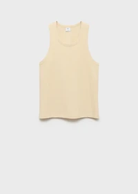 Striped strap T-shirt