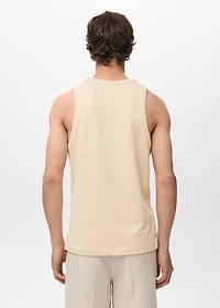 Striped strap T-shirt