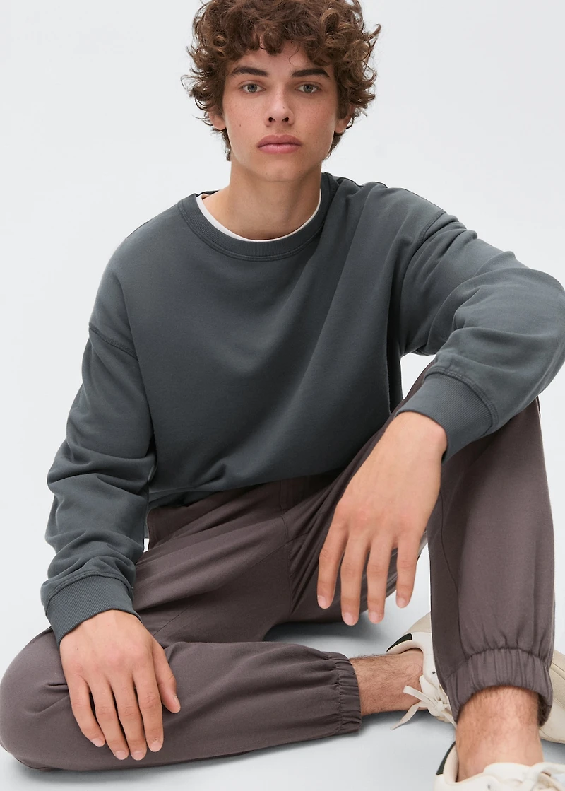 Basic cotton sweater