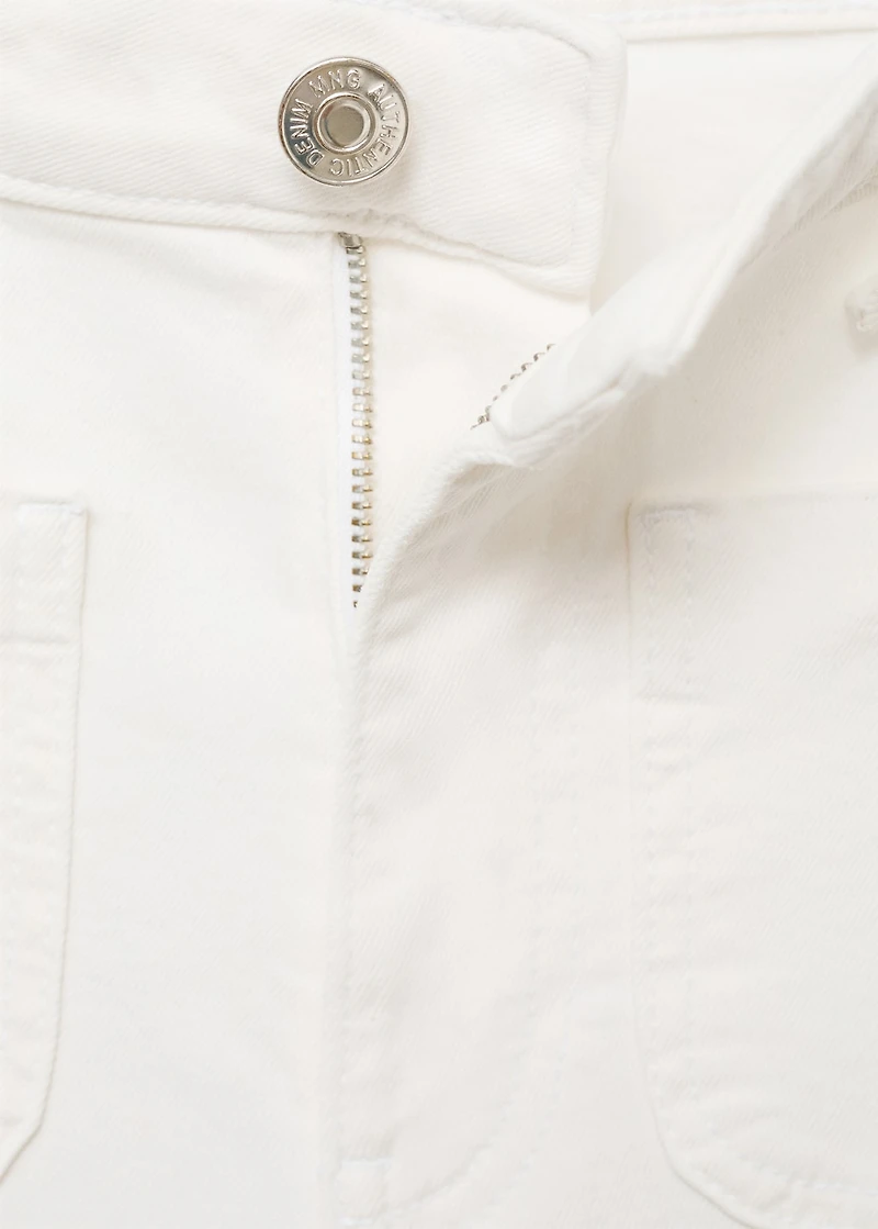 Flared jeans with pocket