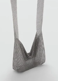 Metal mesh shoulder bag