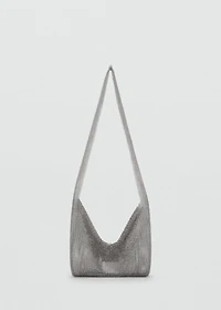 Metal mesh shoulder bag