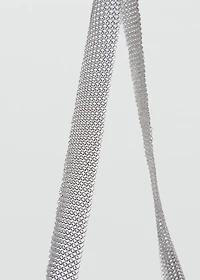 Metal mesh shoulder bag