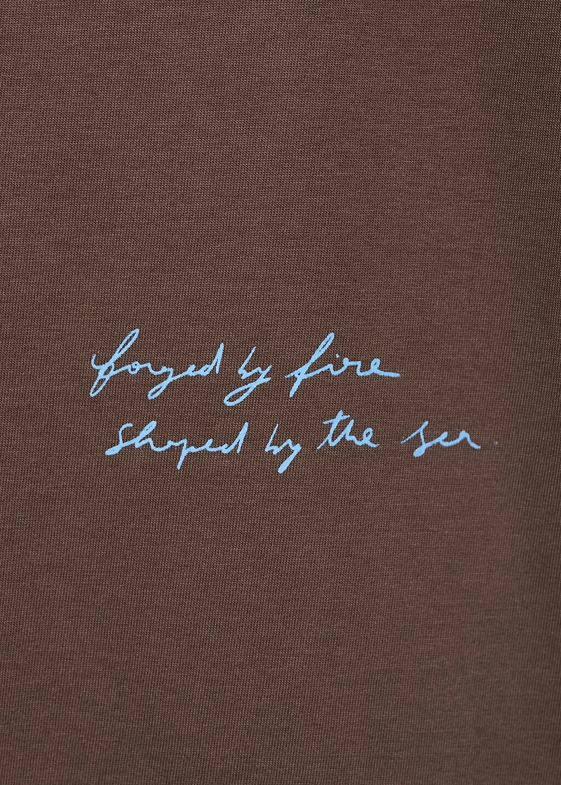 T-shirt with printed patch