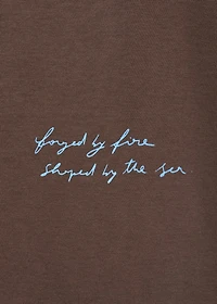 T-shirt with printed patch