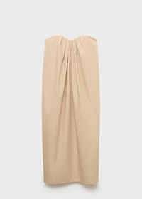 Long dress with sweetheart neckline