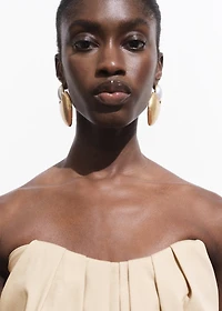 Long dress with sweetheart neckline