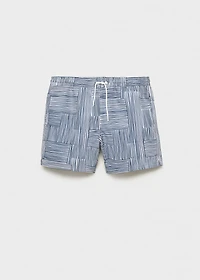 Multi-striped swimsuit