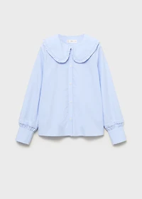 Double baby-collar shirt