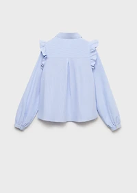 Shirt with ruffle detail