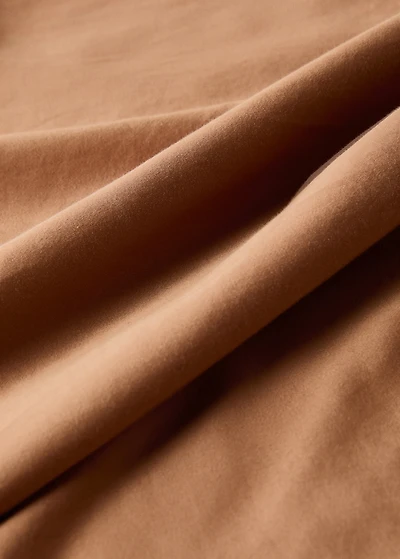 Washed cotton satin double-stitched duvet cover for 150/160 cm bed