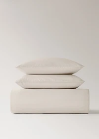 500-thread cotton percale duvet cover for 135/140 cm bed