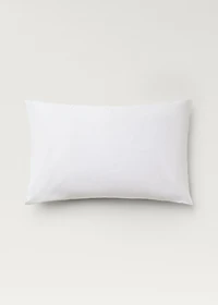Two cotton percale pillowcases 50x75cm