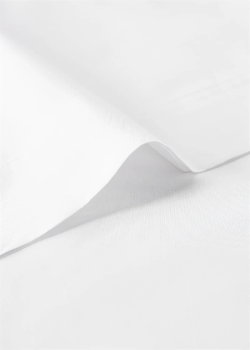 Percale cotton pillowcase 45x110cm