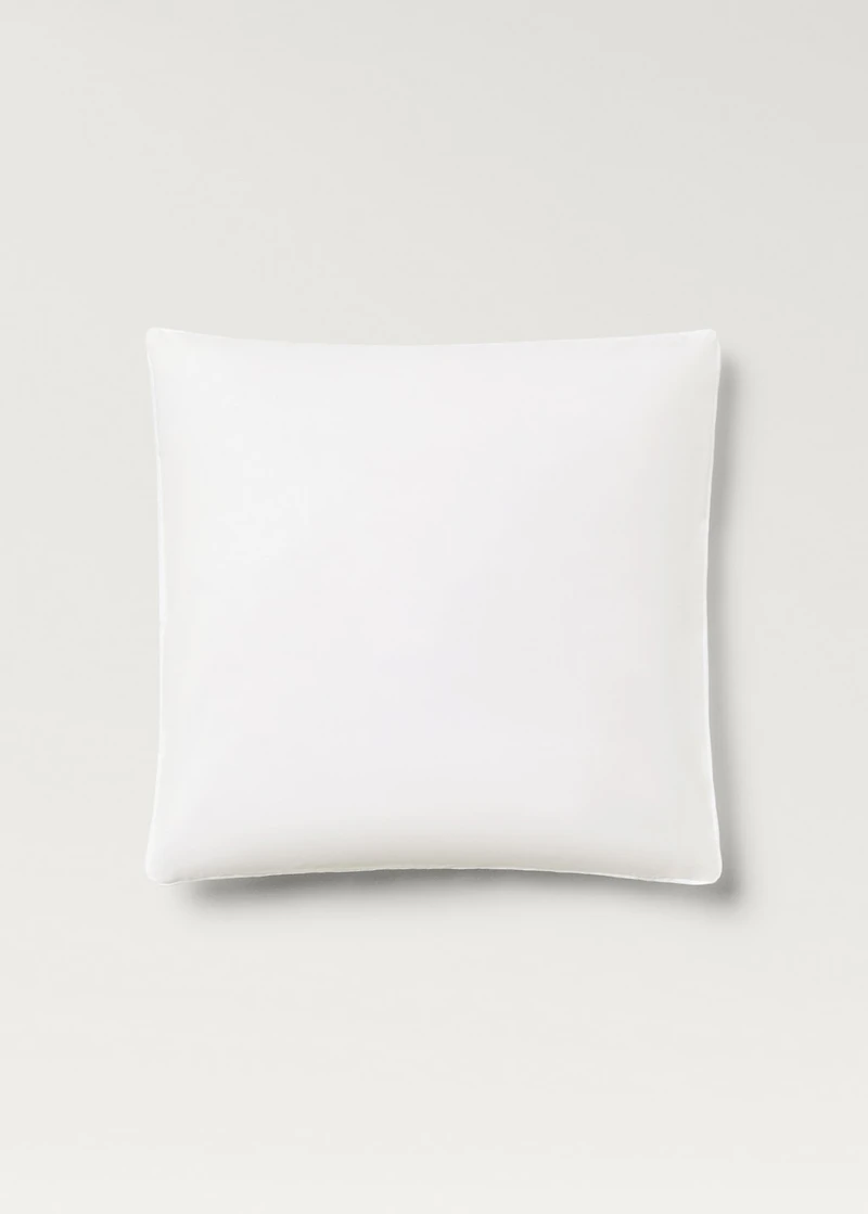 Two 300-thread percale cotton pillowcases 60x60 cm