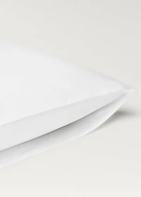 Two 300-thread percale cotton pillowcases 60x60 cm