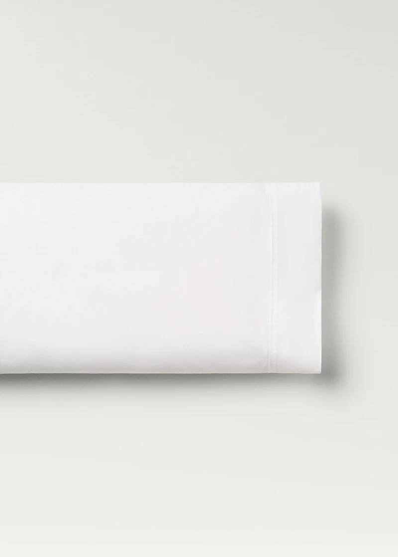 300-thread count cotton percale pillowcase 45x110 cm