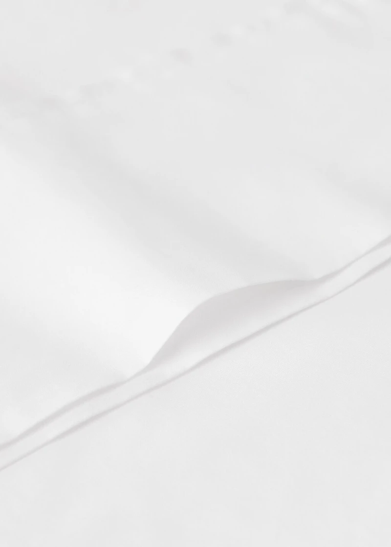 300-thread count cotton percale pillowcase 45x110 cm